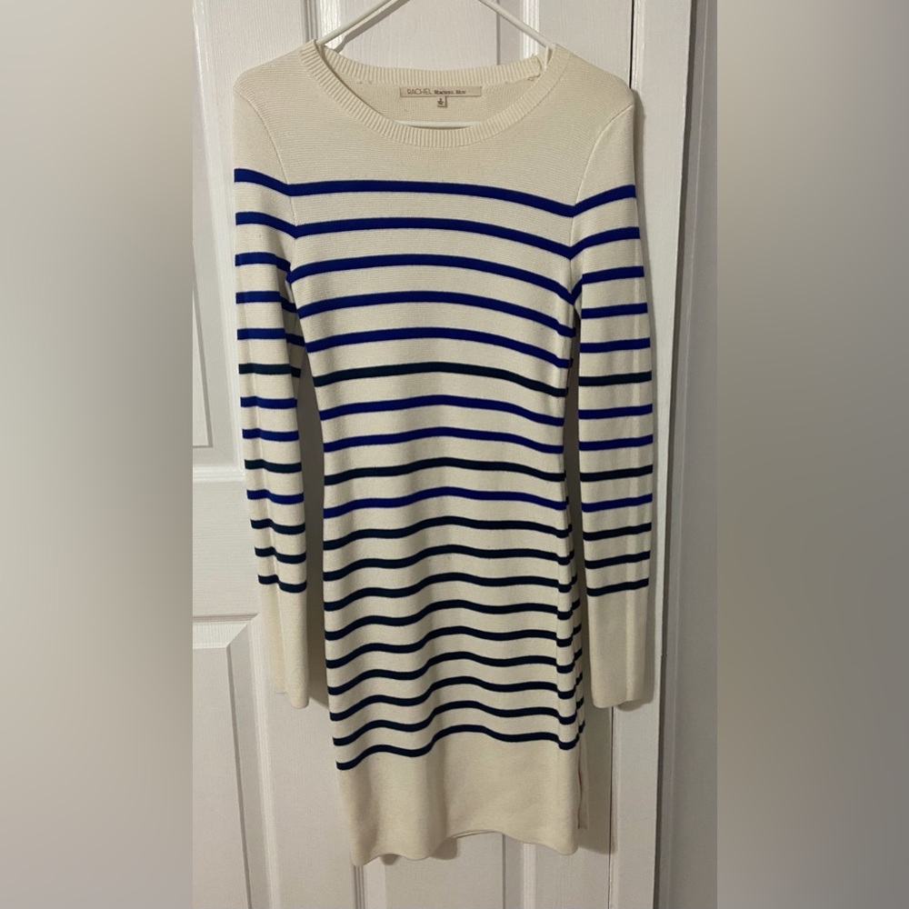 Rachel roy stripped long sleeves dress